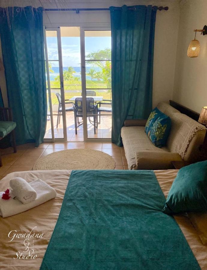 Acces Direct Plage, Vue Mer D'Exception, Les Gwada Studios, Village Vacances サンタンヌ エクステリア 写真