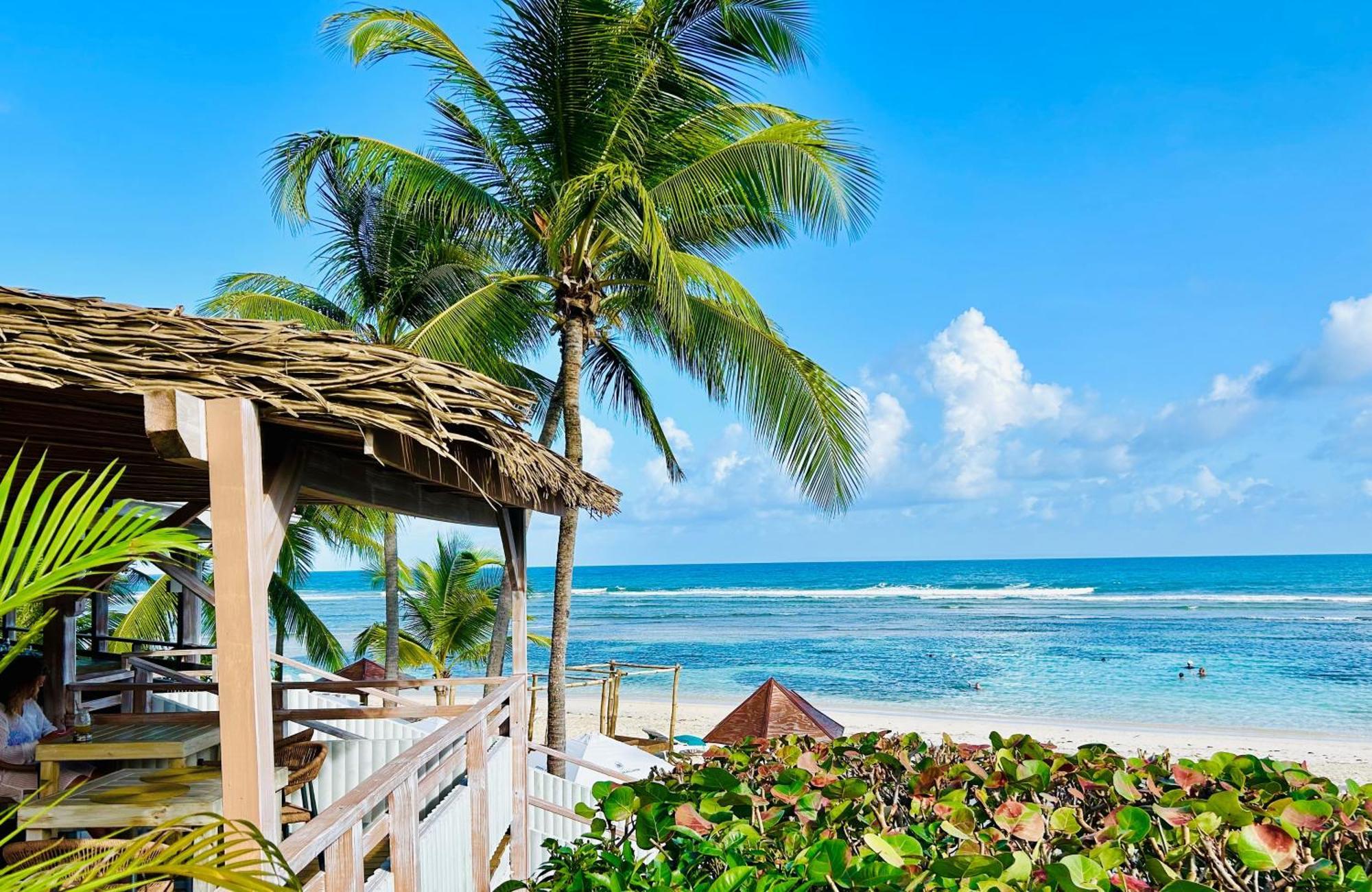 Acces Direct Plage, Vue Mer D'Exception, Les Gwada Studios, Village Vacances サンタンヌ エクステリア 写真